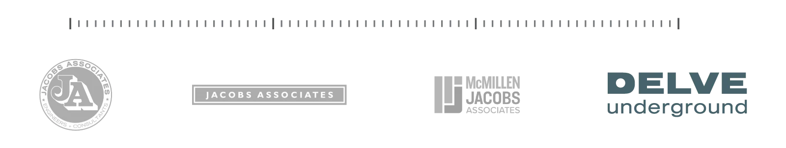 Delve Underground logo evolution from Jacobs Associates