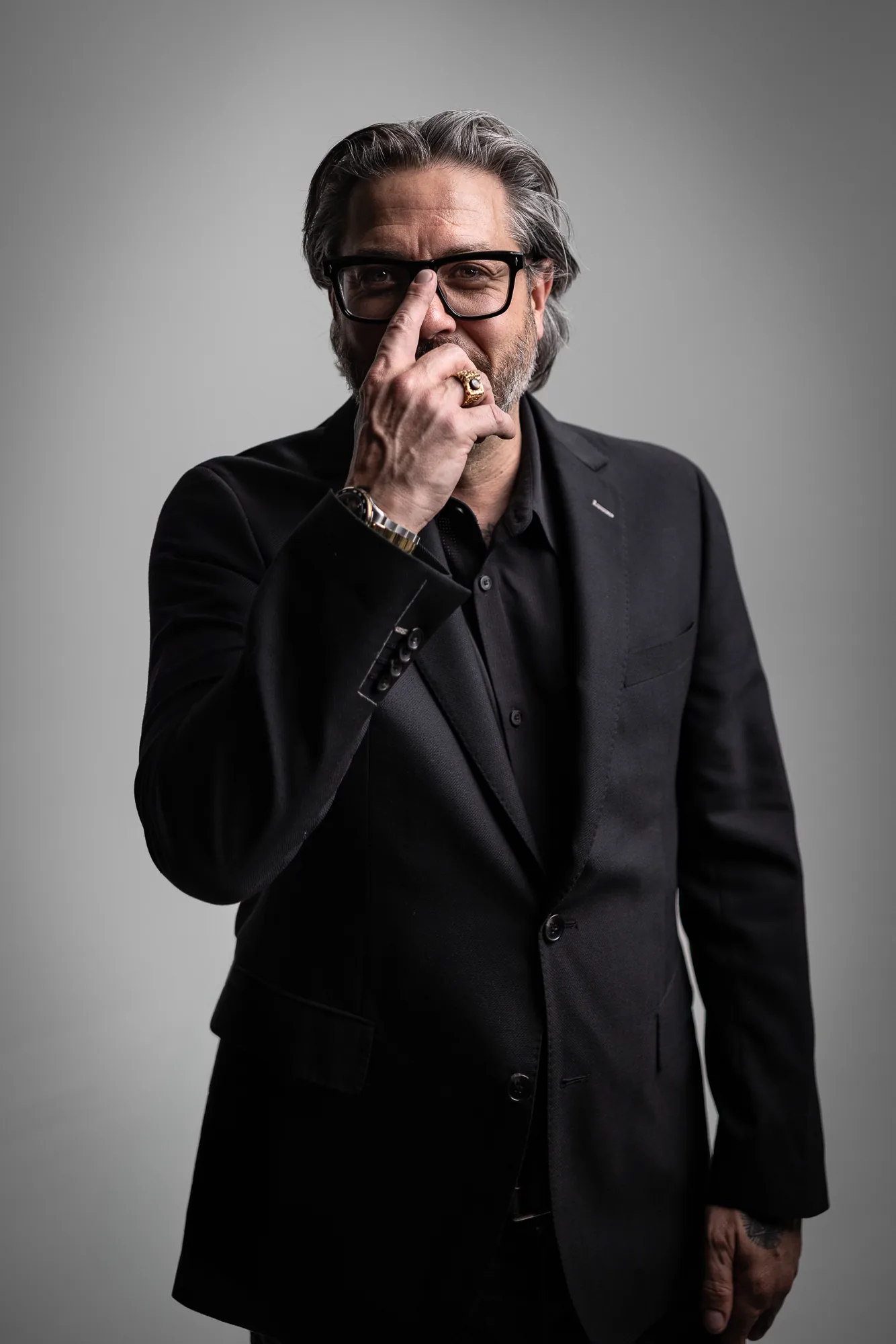 Jay Sabatini of Sabatini Solutions, dramatic studio portrait