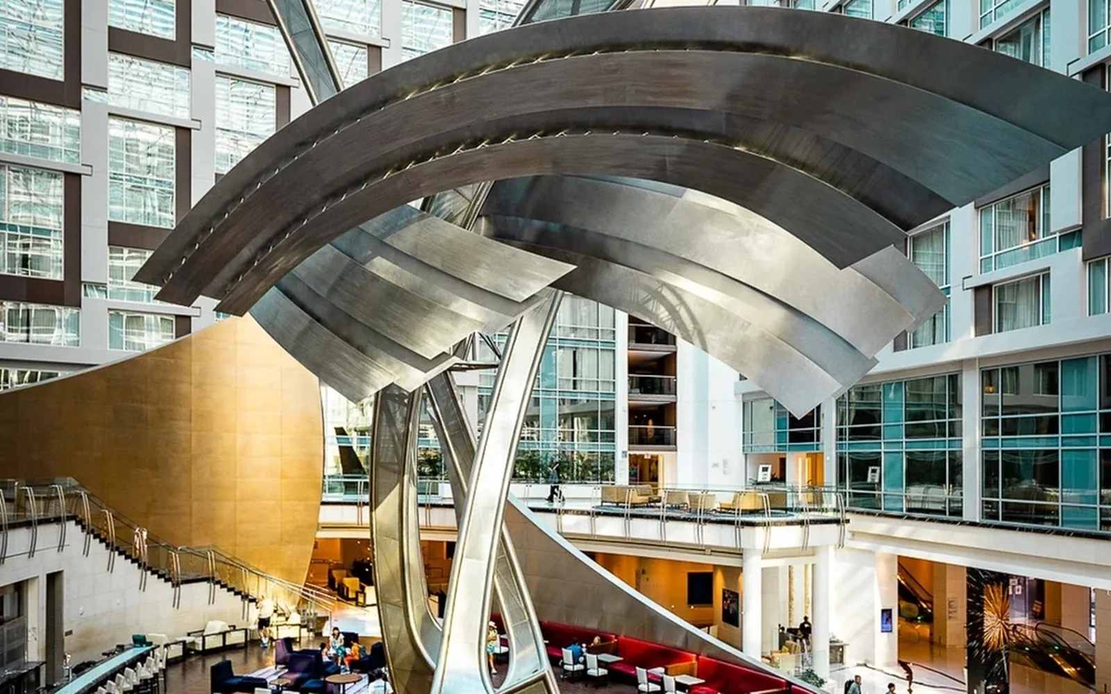 Marriott Marquis atrium interior, Washington DC